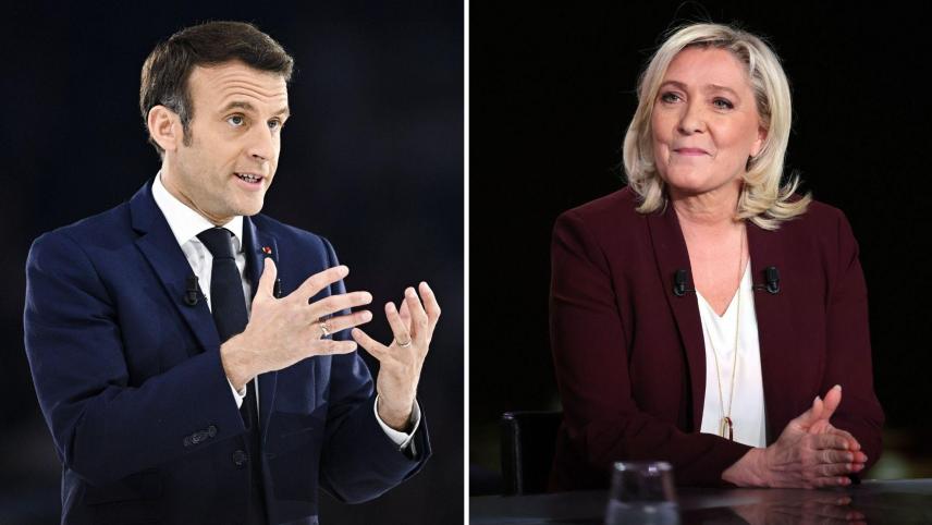 Macron - le pen, les deux finalistes du 2ème tour de la présidentielle de 2022