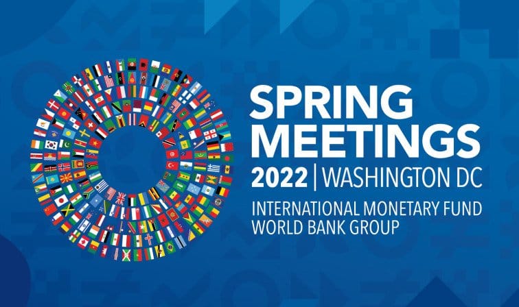 Réunions du printemps du FMI et de la banque mondiale. 