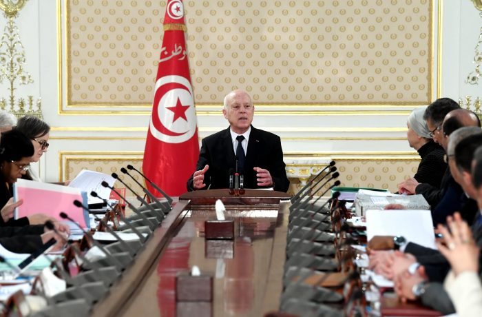 Kaïs Saïed préside un Conseil des ministres