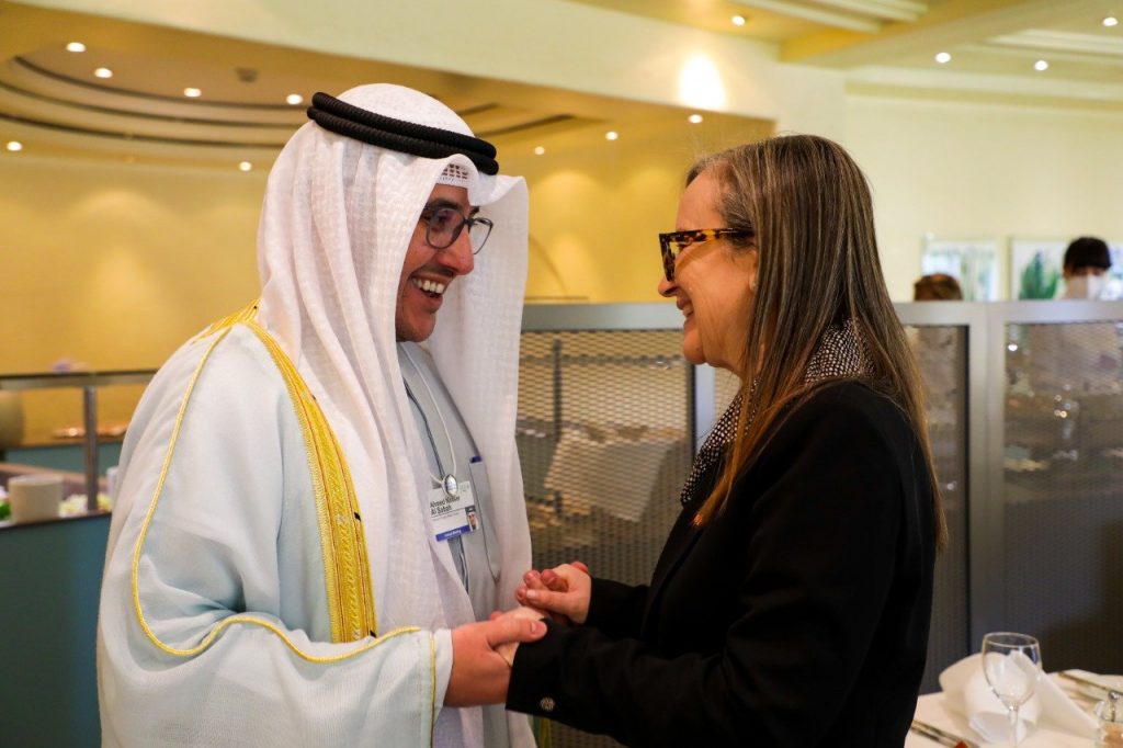 La cheffe du gouvernement rencontre le ministre des Affaires étrangères koweïien à Davos