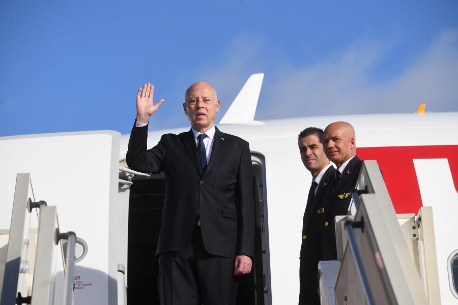 Le président de la république a quitté ce matin la Tunisie, à destination des Etats-Unis.