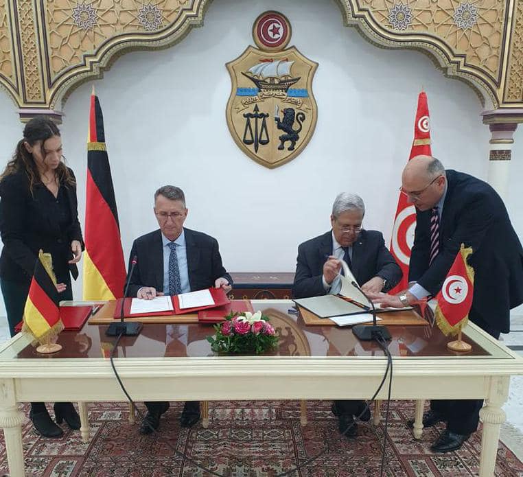 Tunesien und Deutschland unterzeichneten zwei Kooperationsabkommen im Wert von 105 Millionen Euro