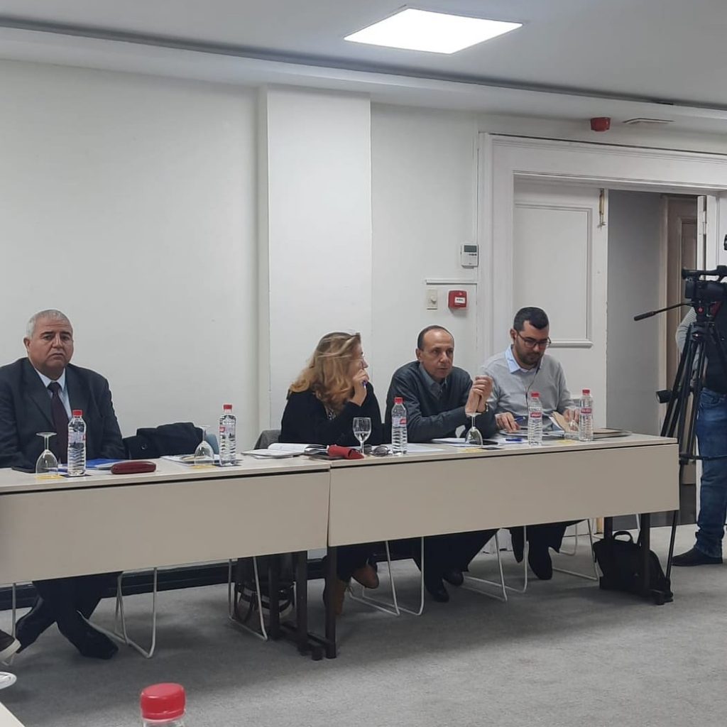 Vue de la réunion organisée ce mardi 24 janvier par  l'ANME à Tunis.