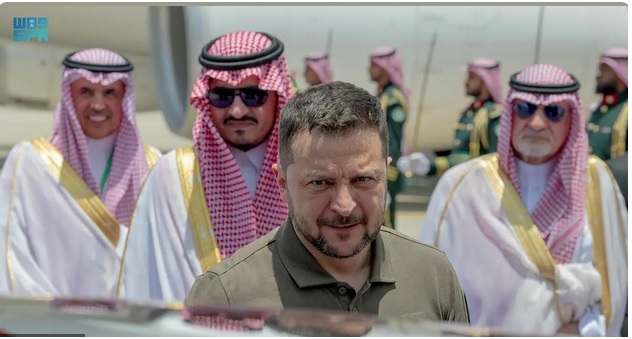 Zelensky arrive ce vendredi à Djeddah pour participer au Sommet arabe (Photo de l'agence de presse saoudienne).